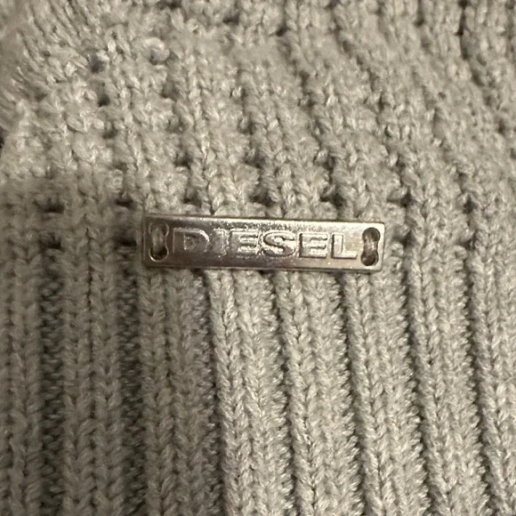 Deisel Grey and Blue Knit Jacket - Picture 3 of 4